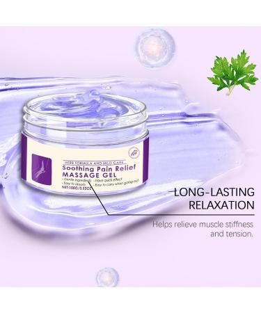 Gel de massage violet apaisant pour les articulations soulage les genoux et les douleurs articulaires. Cr me de massage pour tout le corps gel rafra chissant aux extraits naturels (12PCS) - Buy Online on GoSupps.com