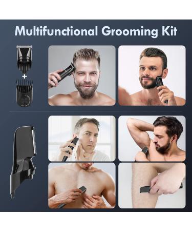 Gdundun Men's Body Shaver - 2 in 1 V-Shaped Trimmer & Intimate Razor with 15 Precision Levels for a Clean Look - Adjustable Black & International Shipping Available - Buy Online on GoSupps.com
