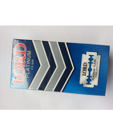 50 Lord Double Edge Safety Razor Blades Platinum Class - Buy Online on GoSupps.com