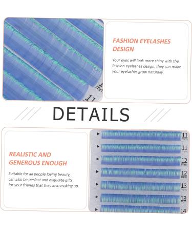 Angoily 3 Boxes Color Grafting Eyelashes Blue Lashes False Eyelashes Extensions Fake Eyelash Dense Eyelashes False Lashes False Eyelashes Natural 3d Miss Extend Fluorescence Imitation - Buy Online on GoSupps.com