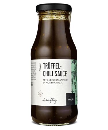 wajos Wajos Chili Truffle Sauce 245 ml Wajos balsamic chili and truffle sauce gourmet spicy hot sauce for hamburgers pasta pizzas and more