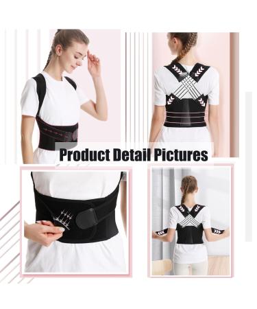 Adjustable Posture Corrector Men and Women - Adjustable Back Posture Belt Back Brace Posture Corrector Back Straightener Posture Corrector Scoliosis Lower Back Brace- Office Home (XXXL) - Buy Online on GoSupps.com