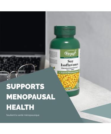 VORST Soy Isoflavones 250mg Standardized Extract 90 Capsules | Menopause Supplement for Hormone Balance & Relief for Hot Flashes and Night Sweats | 1 Bottle 90 count (Pack of 1) - Buy Online on GoSupps.com