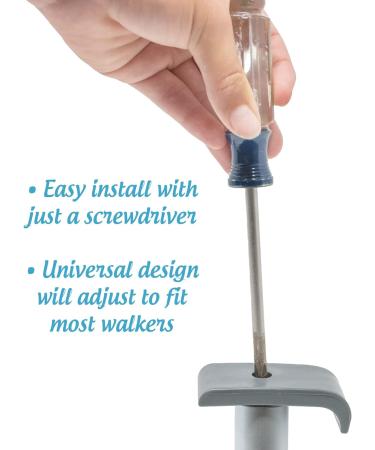 Top Glides Swivel/Lock Walker 5 Front Wheels with Free Flexfit Ski Glides - 1 Pair - Buy Online on GoSupps.com