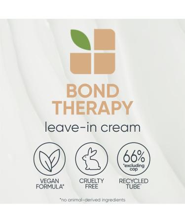 Biolage Bond Therapy Smoothing Leave-In Cream | Vegan Paraben & Sulfate-Free | Deep Conditioning Salon Treatment - Buy Online on GoSupps.com