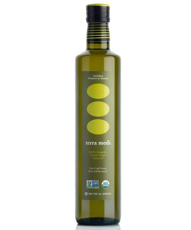 Terra Medi Greek Organic Extra Virgin Olive Oil, 17 Ounce