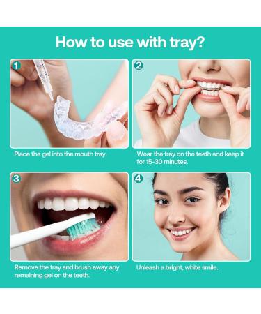 Teeth Whitening Gel Refill (8 Packs) | 35% Carbamide Peroxide | Professional Teeth Bleaching for Fast Results | IMOSTY Whitening Gel 8 x 3ml  - Buy Online on GoSupps.com