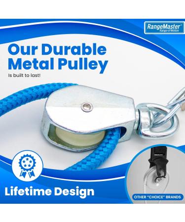 RangeMaster BlueRanger Shoulder Pulley with Patient Guide  Aids Recovery and Rehabilitation  Helps Enhance Pain Free Range of Motion  Adjustable  Metal Bracket Door Attachment Metal Bracket Door Attachment Blue - Buy Online on GoSupps.com