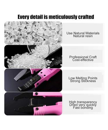 Keratin Granules for Hair Extensions - Hot Fusion Glue Beads - 100G Total - Shipping Worldwide - Buy Online on GoSupps.com