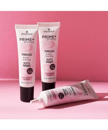 Essence Prime + Studio Poreless Skin Blurring Primer - Vegan Oil-Free Long-Lasting Smoothing Formula for Combination Skin - Buy Online on GoSupps.com