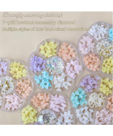 Nail Art Decorations Nail Art Colorful Bowknot For Nail Jewelry Making Nail Decorations - Buy Online on GoSupps.com