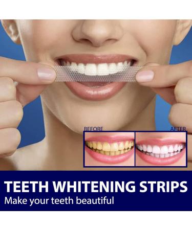 Tooth Whitening Strips - 28 Mint Flavored Strips for Effective Teeth Bleaching & Stain Removal | Brighten Your Smile International Shipping - Buy Online on GoSupps.com