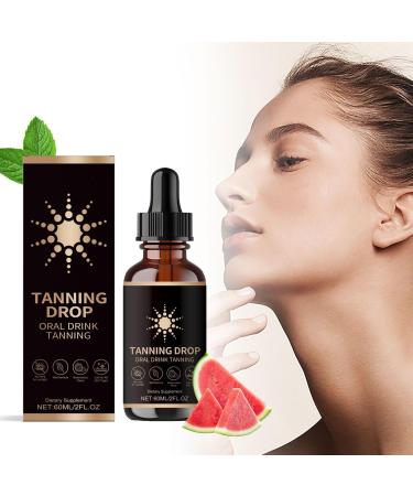 Mimoqk Sunless Tanning Drops Moisturizing Tanning Lotion 60 ml Color-Correcting Facial Product Long-Lasting Tan No Streaks For All Skin Types Wedding Beach Summer Outdoor