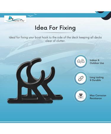MARINE CITY Black Nylon Dive Ladder - Strong & Sturdy, Easy Installation, Fine Grip, Sleek Design - 1-3/4 Inches - Pack of 2 - Buy Online on GoSupps.com