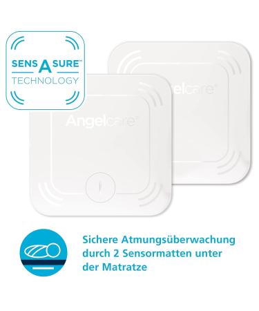 Buy Angelcare SmartSensor Pro 3 - 3-in-1 Video Audio & Motion Monitor with Wireless Sensor Mats & Temperature Display - Global Shipping Available - Buy Online on GoSupps.com