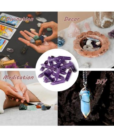 MAIBAOTA Amethyst Healing Crystals Gifts Wands Hexagonal Pointed Gemstones Set Bulk for Women Beginner Chakra Stones Nature Reiki Spiritual Energy Balancing Protection Crystal 10pcs - Buy Online on GoSupps.com