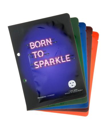 Jean Pierre Cosmetics Get Masking Book - 5 Piece Facial Sheet Masks for Soothing Brightening Hydrating Moisturizing & Firming - Perfect for All Skin Types - Buy Online on GoSupps.com