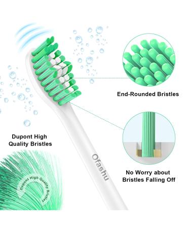 Ofashu Sonicare E-Series Replacement Brush Heads - 6 Pack Compatible with HX7022, HX5610 - Buy Online on GoSupps.com