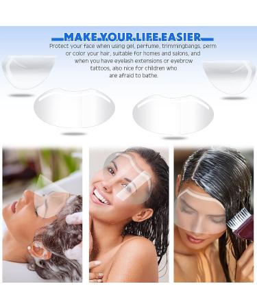Honeydak 300 Pcs Disposable Makeup Shower Face Visors for Microblading - Clear Plastic Visors for Salon Use - Eyelash Extensions and Eyelid Aftercare Supplies - Buy Online on GoSupps.com