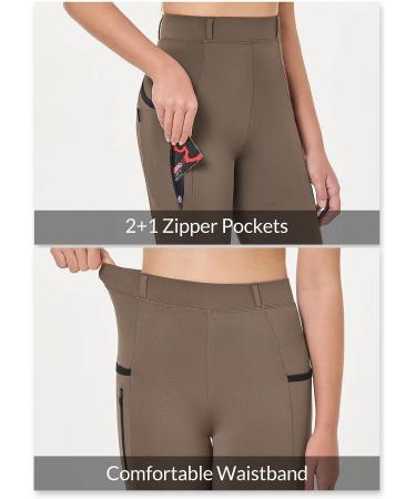 BALEAF Girls' Horse Riding Pants - Kids Equestrian Breeches with Knee-Patch - Brown Large - Buy Online on GoSupps.com