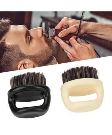 Professional Ankle Beard Brush Set - 4 Soft Bristle Brushes for Hairdressers & Barbers | Mustache & Neck Styling for Men - Buy Online on GoSupps.com