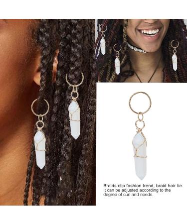 Dreadlocks Hair Rings Hair Rings Hair Accessory Alloy Braid Accessories Hair Ring Winding Ferrules Jewelry Hair Pendants for Women (XK-2) - Buy Online on GoSupps.com