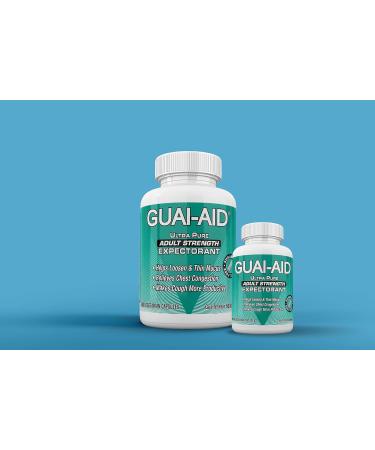 GUAI-AID 600mg Ultra-Pure Guaifenesin Veg. Capsules - Mucus Relief (100 Size Bottle) - Buy Online on GoSupps.com