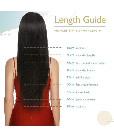 TESS One Piece Black Hair Extensions Clip in Real Hair Clip in Human Hair Extensions Clip in Hair Extension Real Human Hair 14 inch 1 Jet Black - Buy Online on GoSupps.com