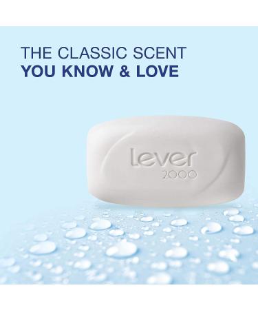Lever 2000 Bar Soap 4 oz 8 Bars - Refreshing Body & Facial Cleanser, Original Formula - Washes Away Bacteria Effectively - Buy Online on GoSupps.com