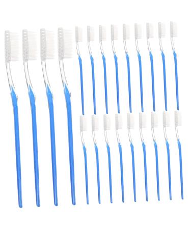 Kichouse 50 pieces disposable toothbrushes with soft bristle camping toothbrush travel toothbrush toothpaste daily toothbrush travel toothbrush portable manual toothbrush set