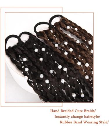 Ponytail Extensions Extensions with Rubber Band Cute Braid Ponytail Hair Long Braid Ponytail Extensions Synthetic Braids Hair pieces Hair Accessories for Women Kids Girls for Women(Color:005) 1 PC 005 - Buy Online on GoSupps.com