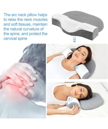 Enlivczom Neck Support Roll - Relieve Neck Stiffness & Pain, Ideal for Spine Alignment | Cervical Neck Pillow - Buy Online on GoSupps.com
