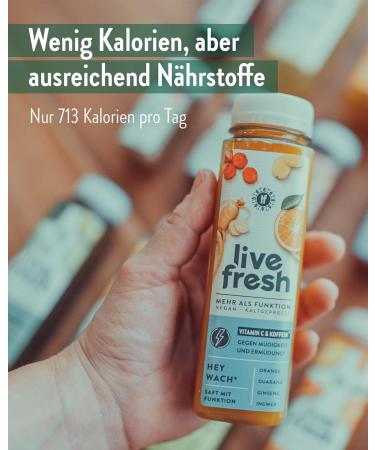 LiveFresh 5-Day Juice Cure | 7 Juices & 3 Shots Daily | Turmeric Ginger Lemon & More | No Sugar & Additives | International Shipping Available - Buy Online on GoSupps.com