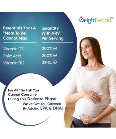 Prenatal Gummies with EPA & DHA | 2 Month Supply | Folate, Omega-3, 9 Essential Minerals | Natural Raspberry & Blueberry Flavor | Pregnancy Vitamins - Buy Online on GoSupps.com