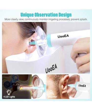 Electric Ear Wax Removal Tool - Rechargeable & Water-Powered Ear Cleaning Kit with 4 Pressure Settings for Safe & Effective Ear Irrigation - Adults & Kids Ear Cleaner - Buy Online on GoSupps.com