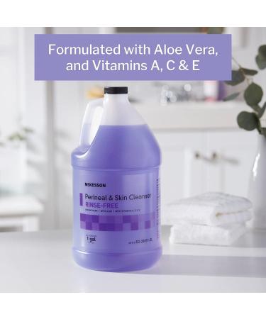 McKesson Perineal Skin Cleanser 1 gal - Rinse-Free, Fresh Scent - 128 Fl Oz - Pack of 1 - Buy Online on GoSupps.com