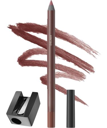Waterproof gel: smudge-resistant eyeliner with sharpener eyeliner for long clothing | Waterproof makeup liner travel-ready precision suitable for - Buy Online on GoSupps.com