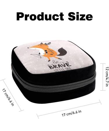 GIAPB Period Bag Brave Fox Color2037 - Sanitary Napkin Storage & Makeup Pouch - Buy Online on GoSupps.com