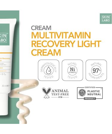 SKIN LABO SkinLabo - Multivitamin Recovery Cream Action Recovery on the Face Brightens the Skin with Hyaluronic Acid and Vitamin C - 30 ml New Version - Buy Online on GoSupps.com