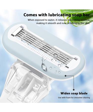Monozoz Women's Razor - Moisturizing Smooth Manual Razor for Legs & Bikini Line - Buy Online on GoSupps.com
