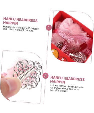 Beavorty Tassel Hairpin 3 Boxes new year hair clips hair accessories tassel trim decor Chinese Style Hair Accessories Kimono Flower Hair Clip New Year girl hair clip Hanfu - Buy Online on GoSupps.com