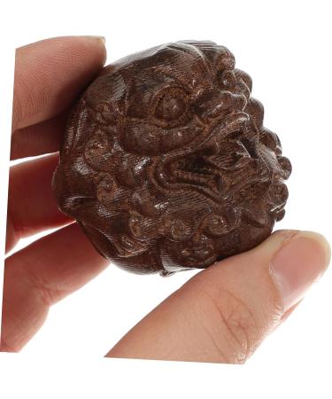 Gleavi 10pc Wenwan Handle Tier Ornament - Vintage Wood Animal Figures & Carvings for Home Decor - Buy Online on GoSupps.com