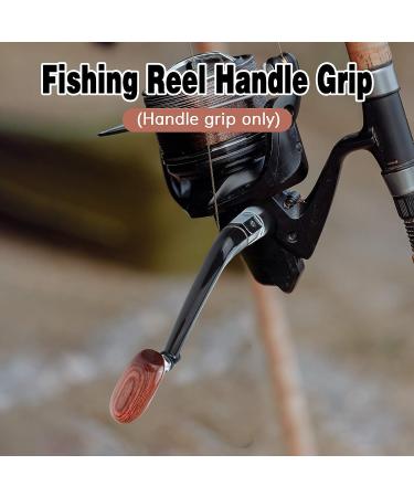 Lixada 3PCS Fishing Reel Power Handle Grip - Non-Slip Foldable Wooden Knob for Spinning Reel - Replacement Grip Parts - Buy Online on GoSupps.com