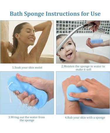 Fitmedify Skin Sponge Superpeeler - Exfoliating Dead Skin Remover for Adults & Kids (4pcs) - Buy Online on GoSupps.com