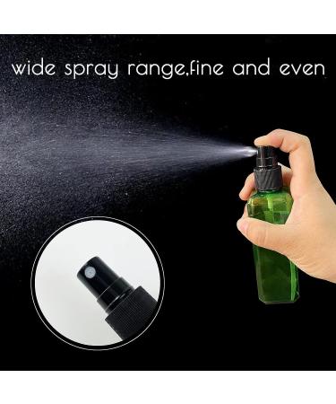 KKONHII 3Pcs Transparent Square Plastic Cosmetics Spray Bottles - 3oz Fine Mist Face Spray, DIY Homemade, Easy Carry - 100ml - Buy Online on GoSupps.com