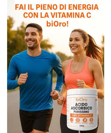 Acide Ascorbique Purissimo 500g | 100% Vitamine C en Poudre Alimentaire (E300) | V g talien Naturel Sans Gluten et Sans OGM | Antioxydant et Conservateur Alimentaire - Buy Online on GoSupps.com