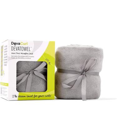 DevaCurl DevaTowel Anti-Frizz Microfiber Towel for Wavy & Curly Hair - Grey | International Shipping Available - Buy Online on GoSupps.com