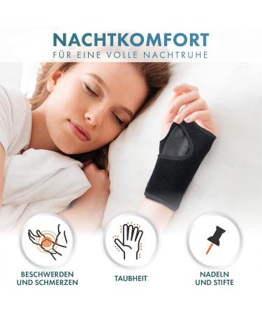 Actesso Easy Fit Wrist Splint - Universal Support for Tendonitis Sprains Carpal Tunnel Syndrome & RSI - Right Hand Size for Men & Women - Buy Online on GoSupps.com