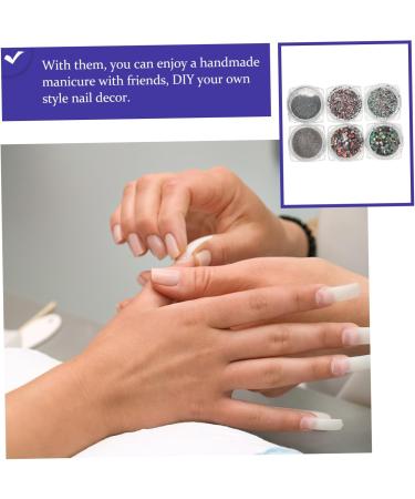 FOMIYES Poudre Paillettes Ongles R fl chissante Couleurs Brillant Cristaux Nail Art Manucure D coration Effet Flash Lumineux - Buy Online on GoSupps.com