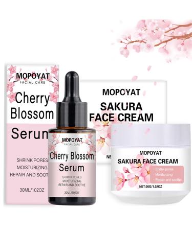 Natural Skin Care Sets & Kits Sakura Skin Care For Teenage Girls Facial Kit Skincare Set Pamper Sets For Women Gifts Cherry Blossom Skincare Gift Set with Cream Serum